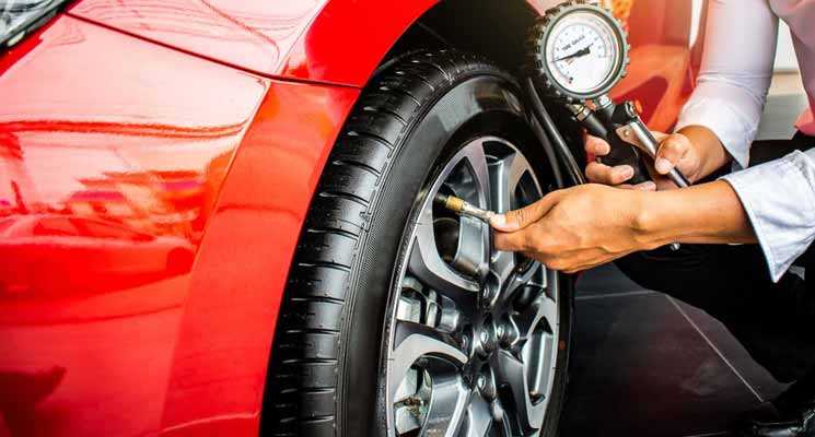 faça a calibragem dos pneus periodicamente