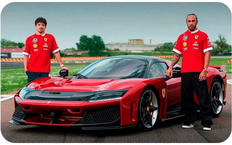 Ferrari F80: Lewis Hamilton e Charles Leclerc Aceleram o Supercarro que Redefine Limites!