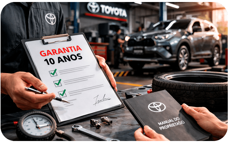Garantia de 10 anos da Toyota: Como funciona e como não perder o benefício?