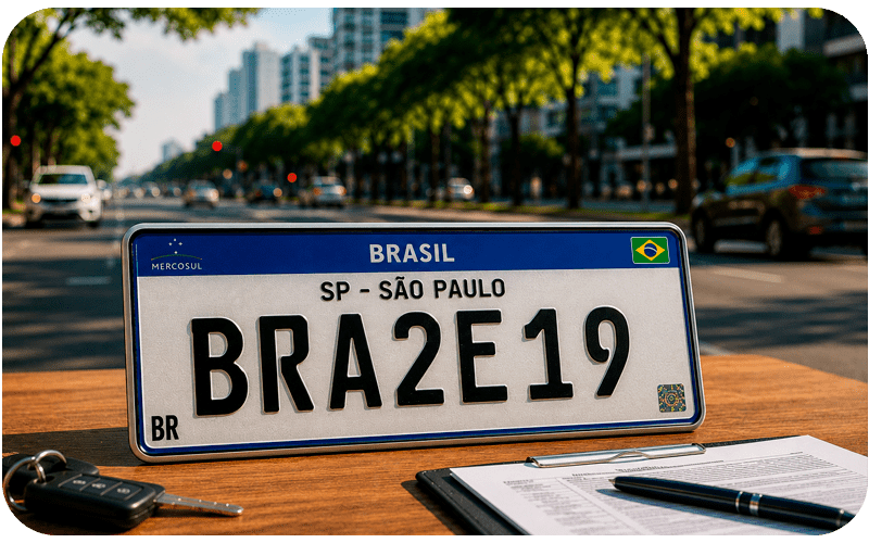 Placas com Estado e Município de volta? Comissão aprova projeto