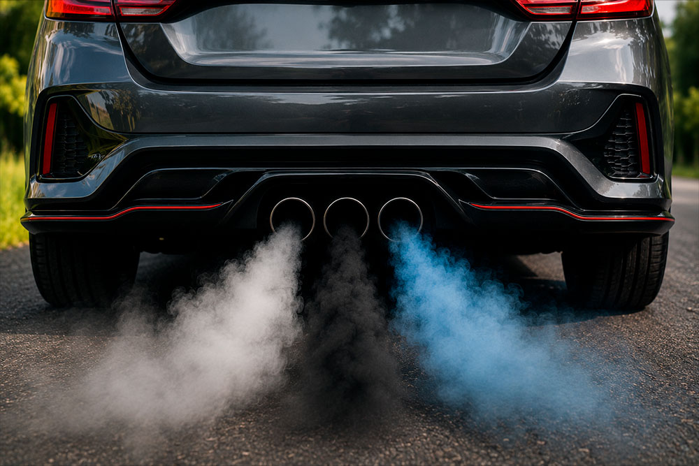 Fumaça Saindo do Carro: Branca, Preta ou Azul. O Que Significa?