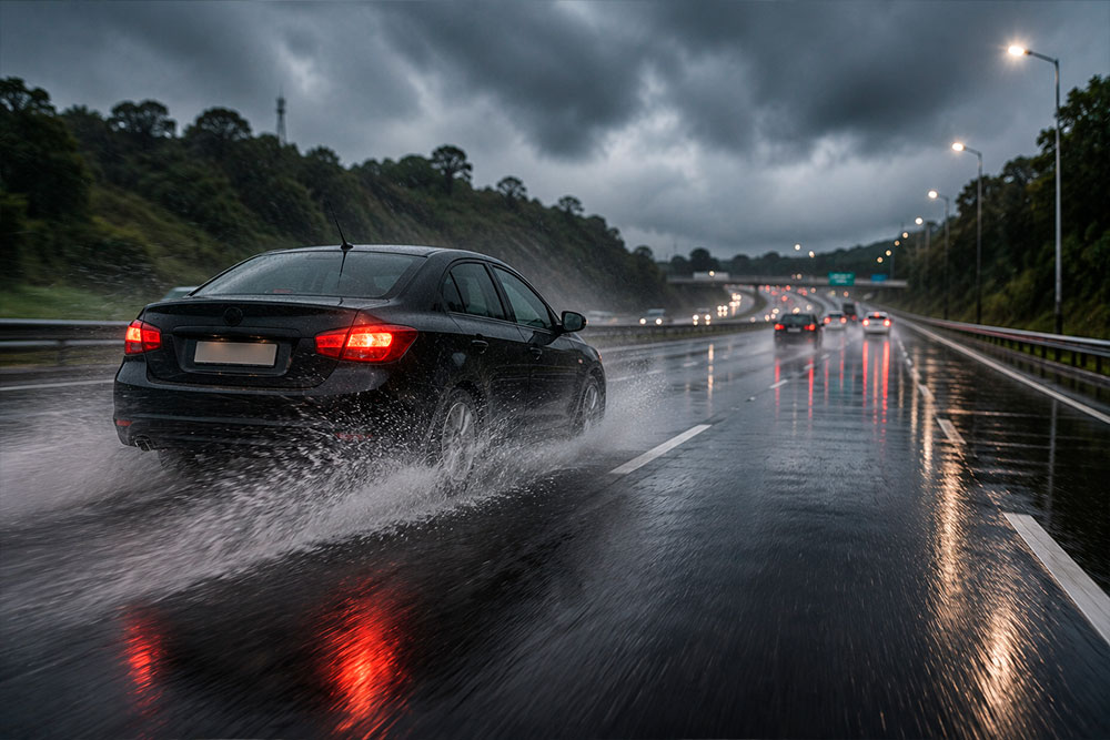 Aquaplanagem: O Que É, Por Que Acontece e Como Evitar Esse Fenômeno na Chuva