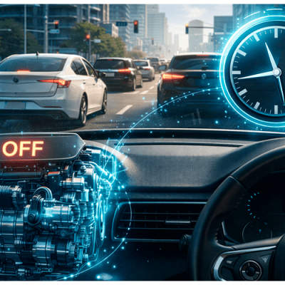 Como o sistema start-stop diferencia uma partida do zero de um religamento no trânsito